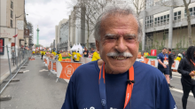 Atlan Haim, 87 ans, participant le plus âgé de la course